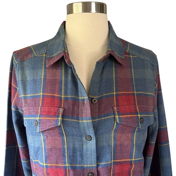 TOAD&CO Re-Form Flannel Shirt NWT Size Small - Picture 10 of 15